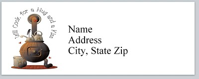 Personalized Address Labels Country Crow Furnace  (bx 841)