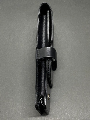 V-Good] MONTBLANC SIENA 2 Pen Pouch Black 14311 Full grain