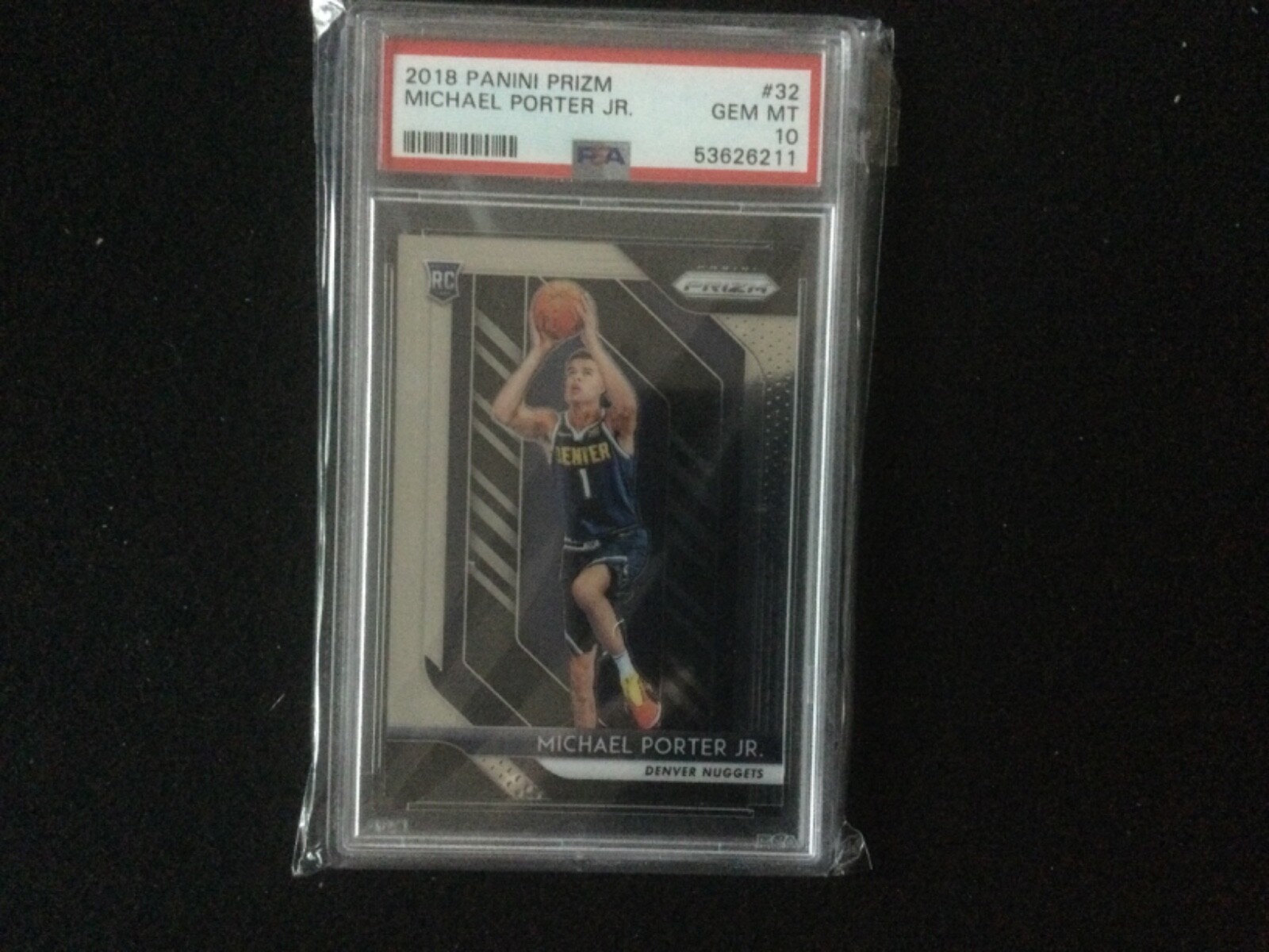 2018-19 Panini Prizm - Michael Porter Jr Rookie Card #32 PSA 10 Denver Nuggets