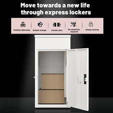 Outside Package Delivery Box, Anti-Theft Parcel Drop Boxes for Outdoor Porch