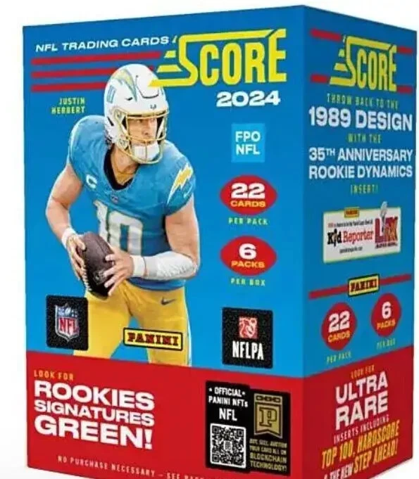 2024 Panini Score Football Trading Card Factory Sealed Blaster Box (132 Cards)
