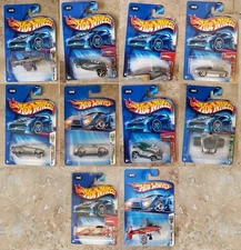 2004 Hot Wheels Lot (10) First Editions TOONED Zamac FATBAX Madd Propz CROOZE