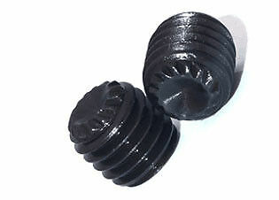 Kart M8 Grub Screw KNURLED FINE 1.0 Pack of SIX Brand New Kart Parts UK - Picture 1 of 2
