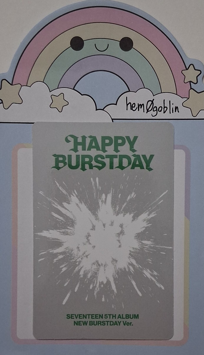 SEVENTEEN HAPPY BURSTDAY ジョシュア SEVENTEEN Joshua HAPPY BURSTDAY [NEW BURSTDAY Ver] Official