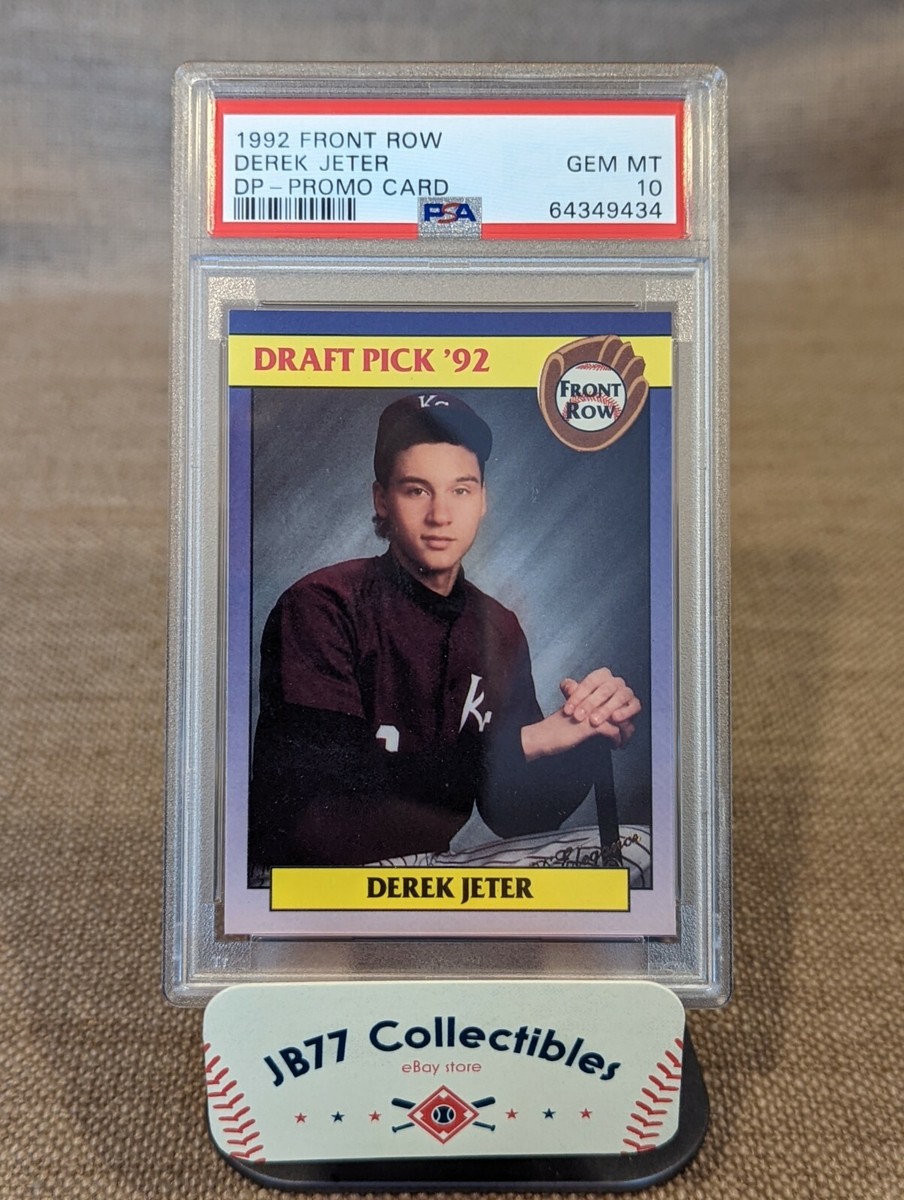 Derek出品 1992 Derek Jeter - Front Row Draft Pick Purple PROMO Card PSA 10