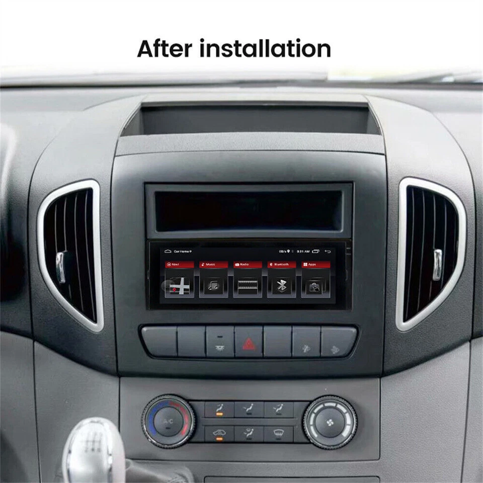 Single DIN Touch Screen Car Stereo Radio GPS Navigation Android 10.0 W/Camera - Image 3 of 4