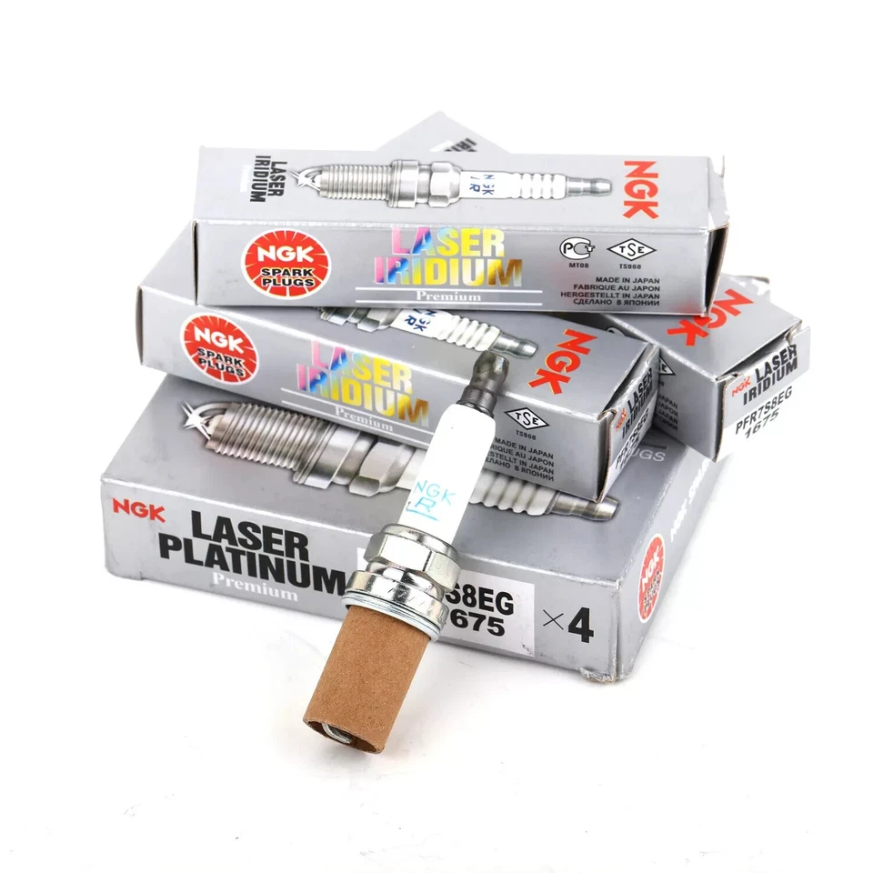 Bujías NGK X 4 para Volkswagen Eos 2.0 TSI de 2006-2015 PFR7S8EG / 1675 Foto 4 de 4