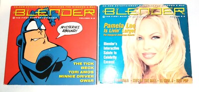 2 - Blender New wave new Media Magazine CD ROM 1990's Wins/Mac