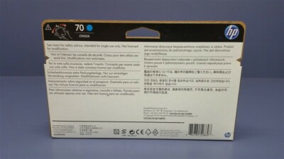 HP encre 70 Cyan C9452A 130ml DesignJet Z2100, Z3100, Z3200, Z5200, Z5400