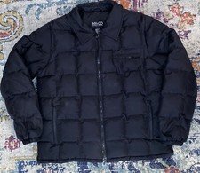 New York & Co. Duck Down Puffer Jacket Women's Size Large Black