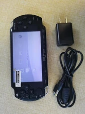【Excellent+】Sony PSP 2000 handheld game console 64GB & charger & Cable & battery