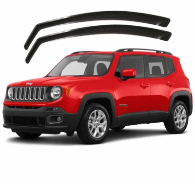 FARAD DEFLETTORI ARIA PER JEEP RENEGADE DAL 2014> ANTIVENTO ANTIPIOGGIA FUMÈ 14171M