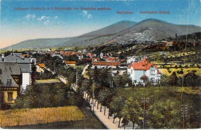 Auerbach a.d. Bergstraße AK Bensheim Melibokus Schloß Odenwald um 1910