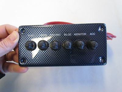 #ad DURACRAFT 2007 CARBON FIBER CIRCUIT BREAKER PANEL 5 5 8quot; X 2 5 8quot; BOAT $12.48