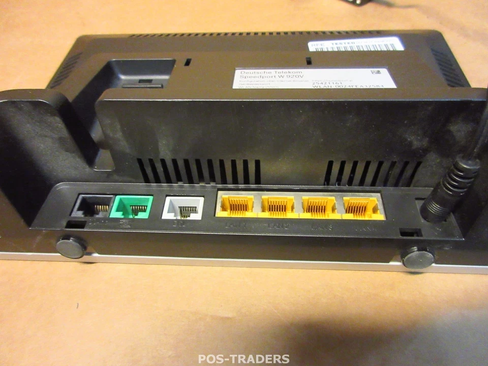 T-Com Speedport W 920V Wireless router ISDN/DSL 4-port switch 802.11b/g/ INCL PS - Bild 4 von 4