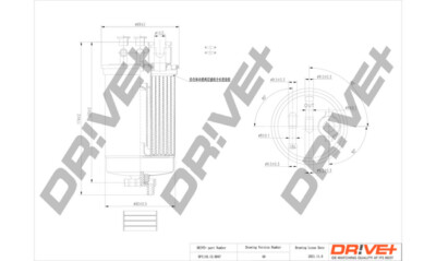 DR!VE+ DP1110.13.0047 KRAFTSTOFFFILTER FÜR FORD SEAT VW