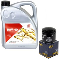 MotoröL Set 10W-40 5 Liter + ÖLfilter SM 102 FüR Alfa Romeo 155 164 1.7 1.8 2.0
