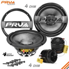 2x Prv 8mr500cf-ndy-4 Midrange 4 Ohm 8" Pro Speakers+ Mt2.2twb-4 Moto Tweeters