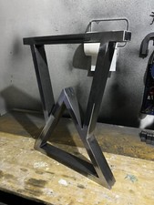 Steel Table Legs Coppia gambe base tavolo  forma Triangolare design industrial
