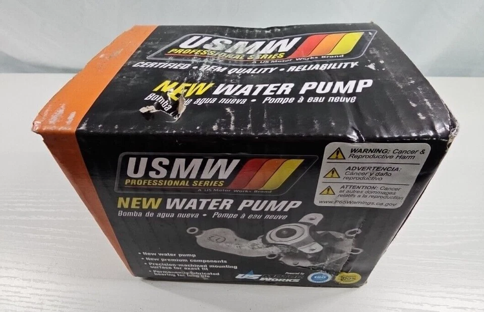 Bomba de água do motor US Motor Works US5079 para Cadillac / SAAB / Saturn selecionada nova - Imagem 3 de 4