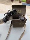 US Army Signal Corps EE-8- Field Phone & Case Telephone Military WW2 Korean War