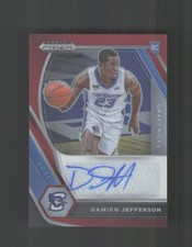 2021 Panini Prizm Draft Picks Damien Jefferson Draft Picks AUTO Red /199