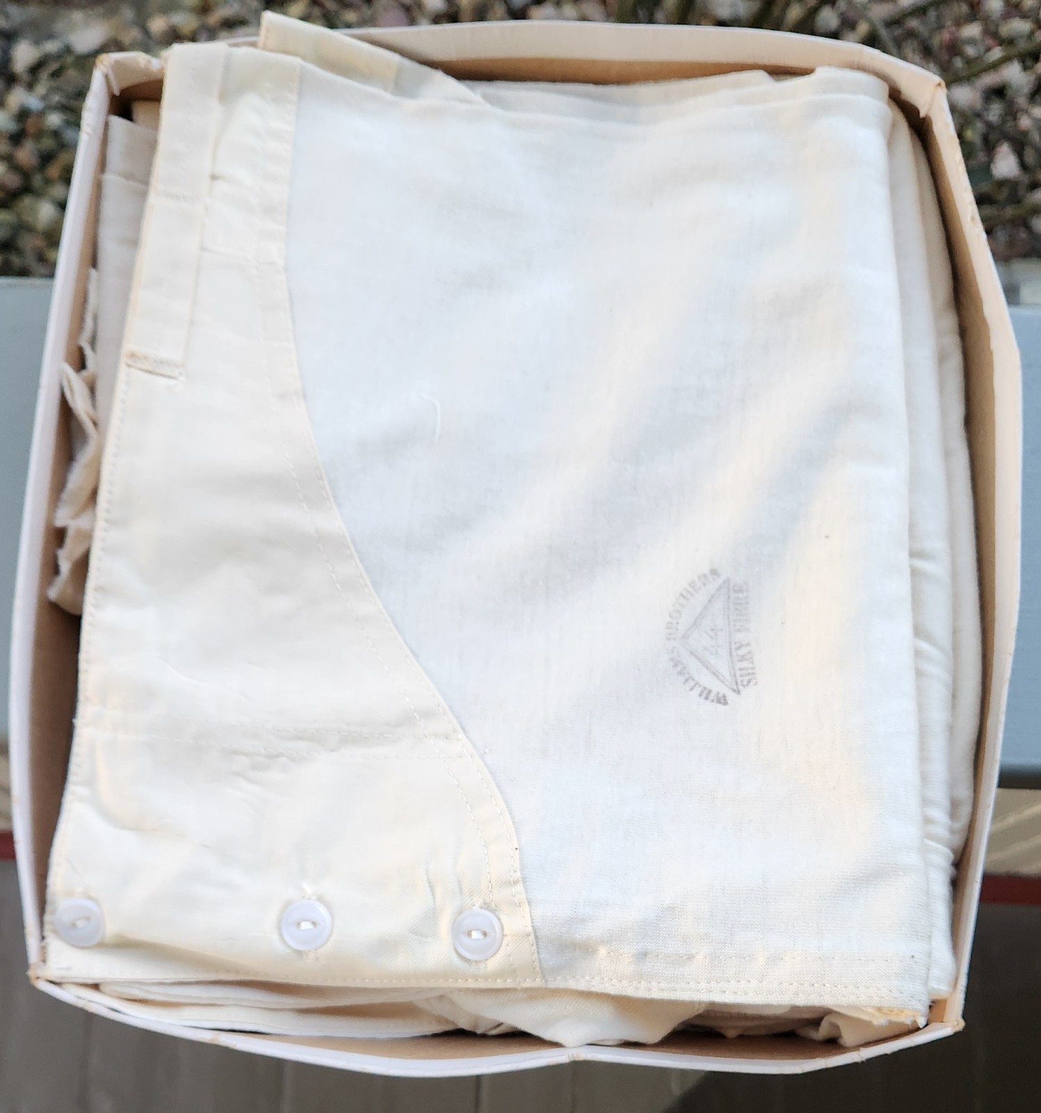 Lot 4 Vintage Williams Brothers Balbriggan Underwear With Box Size 44 image 8