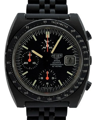 HEUER ダイバーズウォッチ2000 Heuer 39mm Men's 2000 Series Swiss Quartz Chronograph Watch B+P