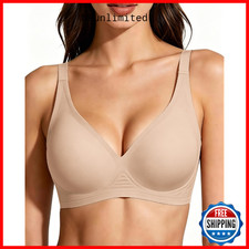 Gefyvcf Womens Jelly Wireless Bra Push Up Supportive Seamless Full Coverage