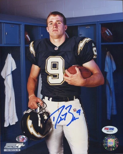 Drew Brees Signed 8x10 Photo auto autograph 1st pro signing PSA DNA w/ ticket