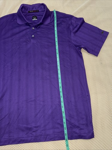 Nike Tiger Woods Collection Lila Golf Polo M Dri-Fit - Bild 2 von 9