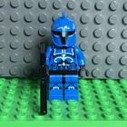 LEGO Star Wars Blue Clone Trooper Minifigure w/Helmet & Blaster