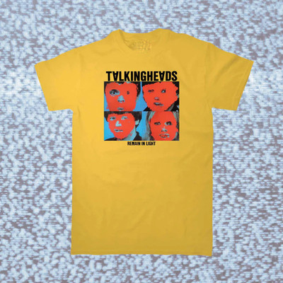 Remain In Light Talking Heads Cotton Yellow Full Size Men Women Tee Shirt
