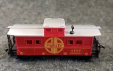 Life-Like Santa Fe ATSF 999851 Model Freight Train Railroad Caboose Red Car(SB8)
