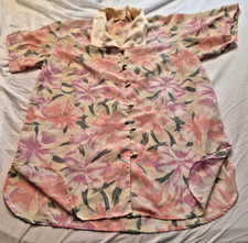 WOMENS SIZE M / L VICTORIA'S SECRET NIGHT SHIRT 100 POLYESTER FEELS LIKE SILK