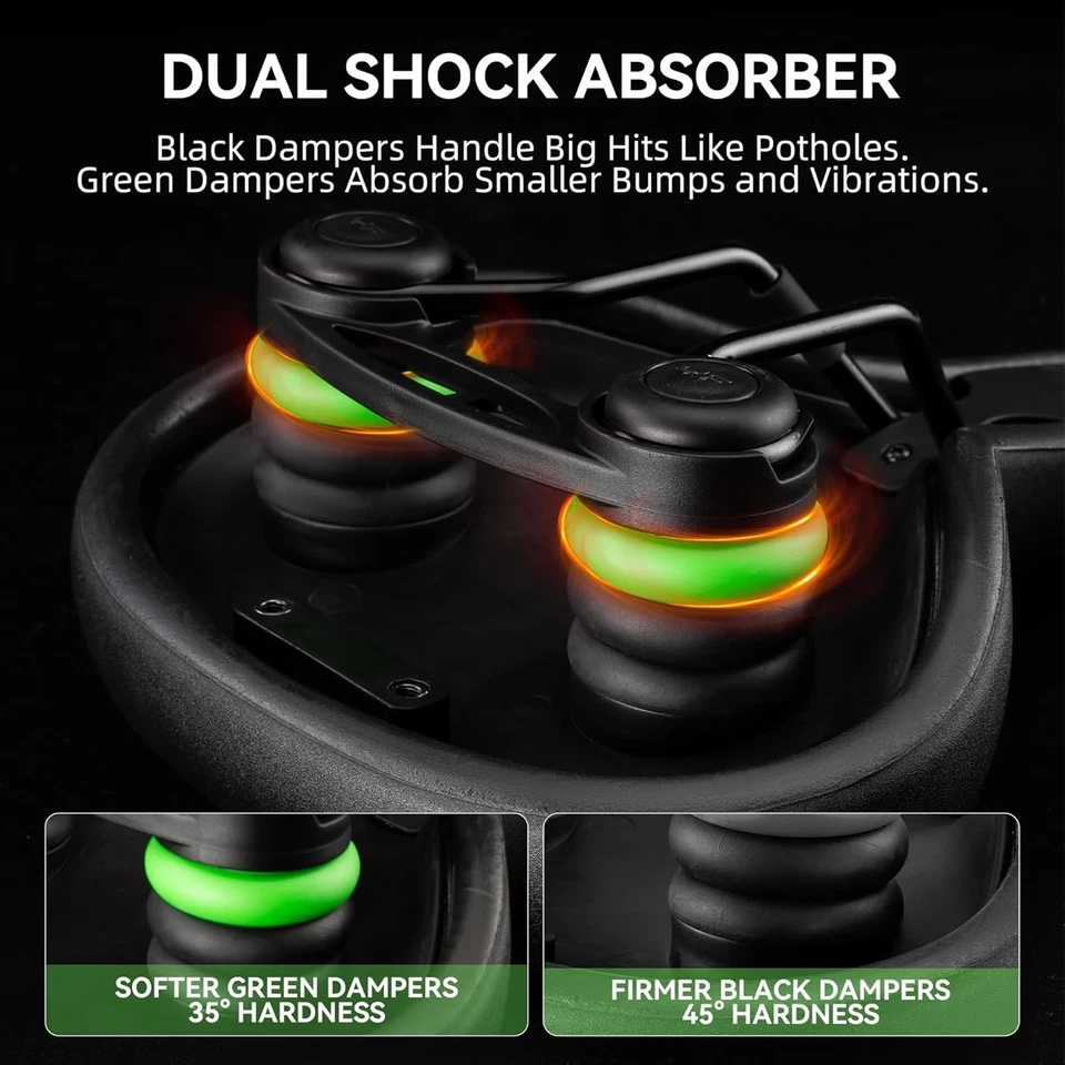 ROCKBROS Bike Seat Soft Saddle Waterproof Bicycle Cushion Can Install Taillight - Image 3 of 4