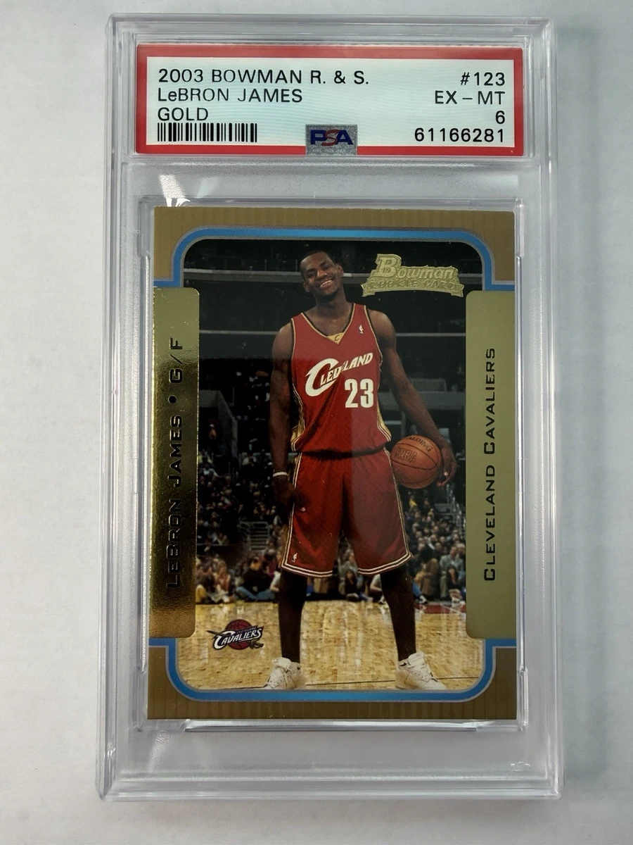 Bowman LeBron James Basketball Cleveland Cavaliers Sports Trading