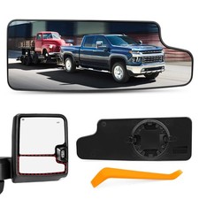 Right Towing Mirror Glass for 2019-2025 Silverado Sierra 1500 2500HD