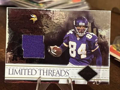 Randy Moss 2004 Leaf Limited Threads Game Worn Jersey #35/75 Vikings HOF