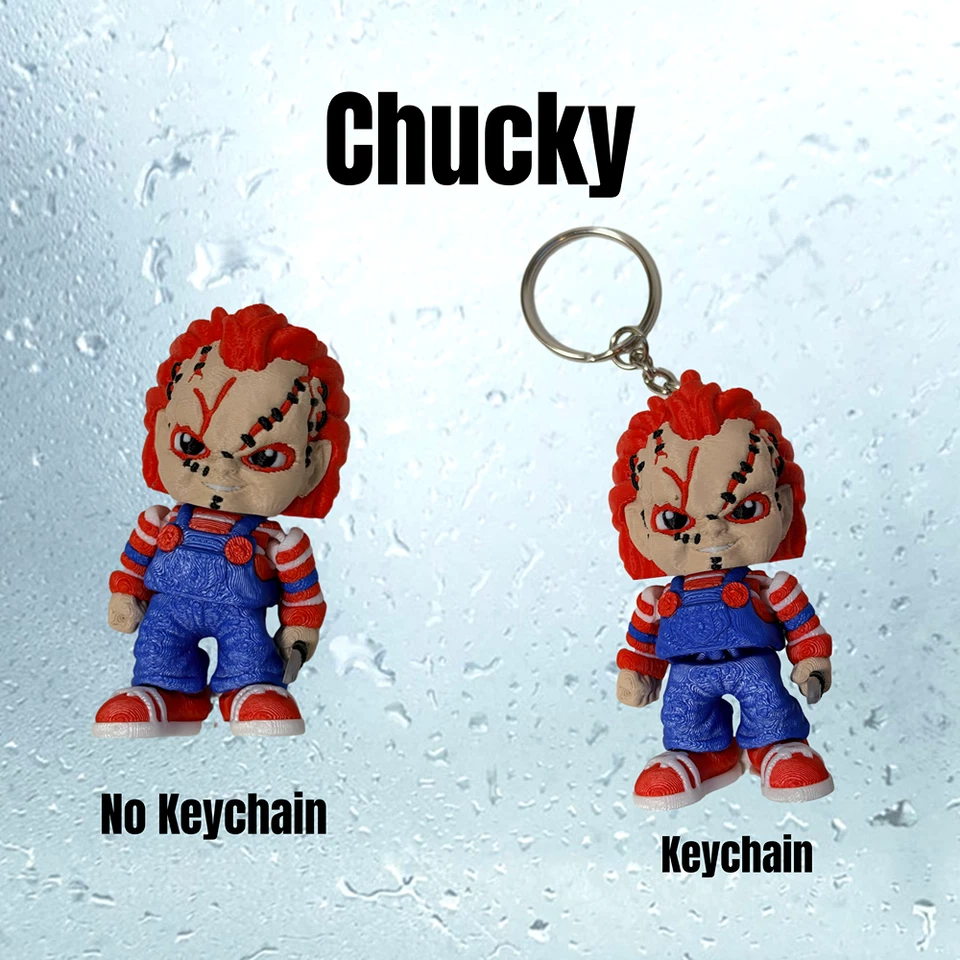 Juguete de terror Flexi impreso en 3D figuras articuladas de Halloween coleccionistas de miedo Foto 3 de 4