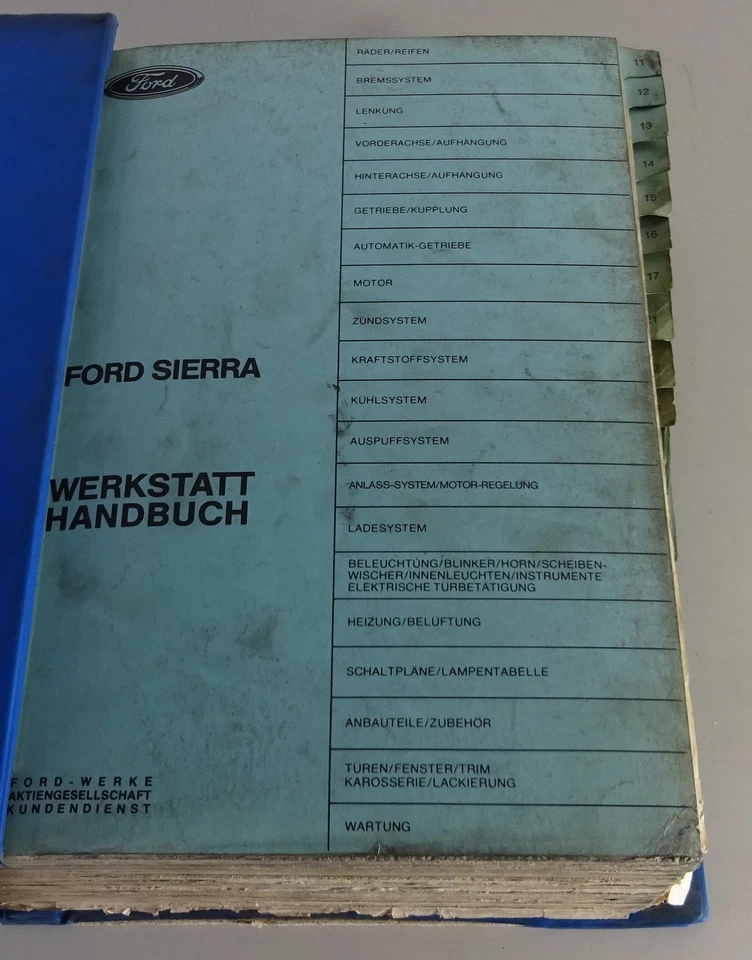 Manuale Officina/Manuale Officina Ford Sierra '82 Stand 1982 - 1987 - Immagine 2 di 4