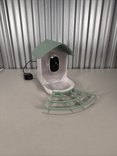 Smart Bird Feeder B1 White Green High Fidelity Imaging Remote Monitoring