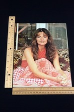 1973 Jacqueline Bisset 2-sided Vintage 70s Magazine Page Print Ad Poster