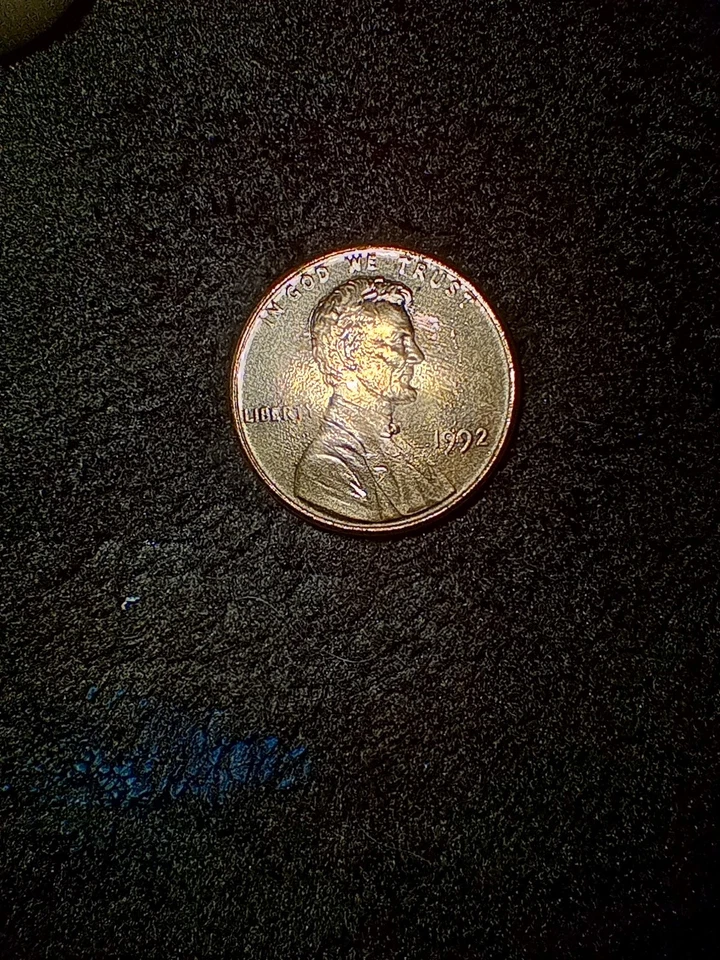 1992 D Penny Without Mint Mark - Image 3 of 4