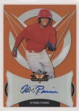 2019 Leaf Valiant Orange Prismatic /35 Kyren Paris #BA-KP1 Auto 2t9