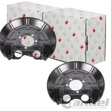 2X NK SPRITZBLECHE BREMSSCHEIBEN HINTEN PASSEND FÜR OPEL SIGNUM VECTRA SAAB 9-3