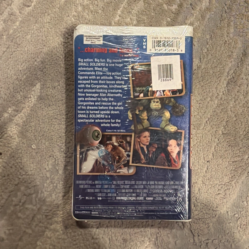 Small Soldiers 1998 VHS Clamshell Edition New - Image 2 of 4