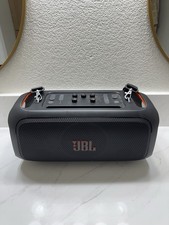 JBL PartyBox On-The-Go Essential Portable Speaker Black Bluetooth Bass Boost