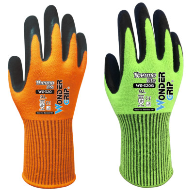 QFAST - GUANTO DA LAVORO NBR IN COTONE FIOCCATO RIVESTITO IN NITRILE