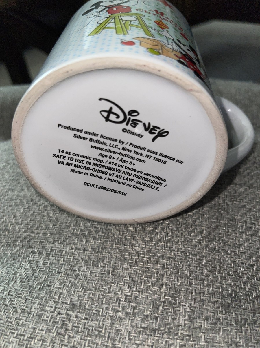 Disney Mickey And Minnie Mouse Merry Christmas 14 Oz Ceramic Mug